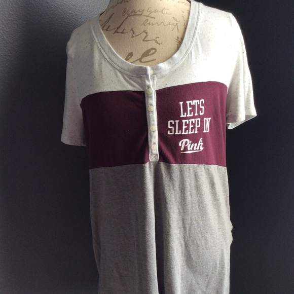 PINK Victoria's Secret Tops - Women's Victoria Secret PINK Sleep Tee Size L